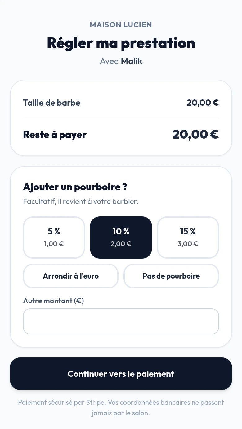 L'encaissement d'une prestation au fauteuil
